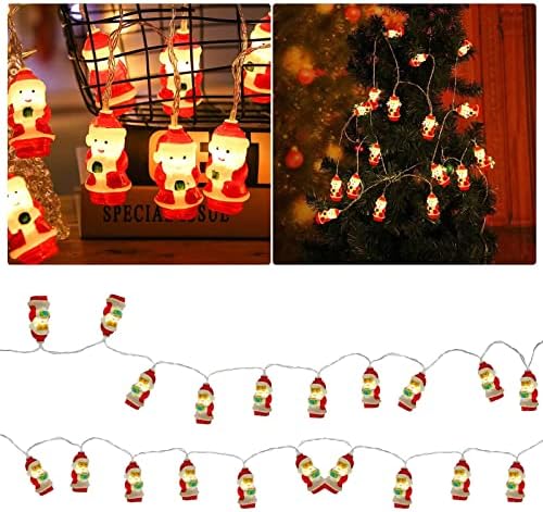 XIOS 2022 Božić snjegović žičana svjetla LED Gudačka dekorativna svjetla Santa snjegović glava ukrasne žice USB napajan za božićno