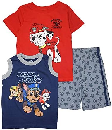 Nickelodeon Paw Patrol Little Boys Trodijelni Kratki Set