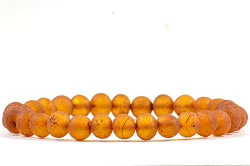 Baltic Amber narukvica za odrasle izrađene na elastičnom traku - karpalni tunel, artritis, glavobolja, olakšanje boli migrene