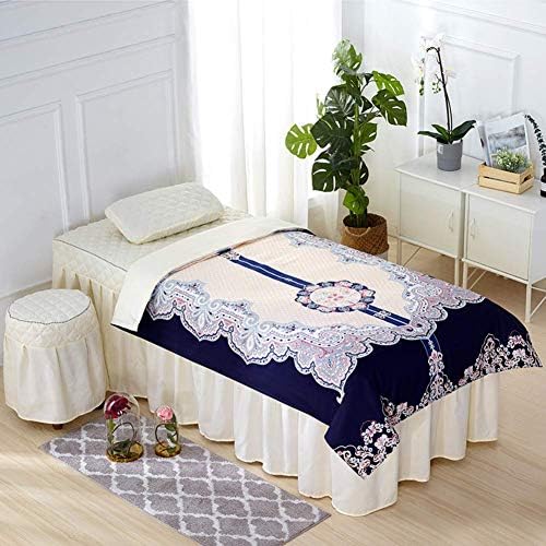 ZHUAN jednostavni masažni Kreveti suknja jastučnica masažni stol Setovi posteljine Valance ugrađeni Prekrivač za krevet 4-dijelni