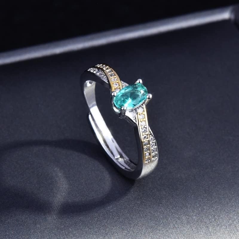 Moving Rings Cubic cirkonski dijamantni prstenovi Angažovanje nakita Žene Sterling Silver 925 Nakit Vjenčani prsten Fini nakit prstenovi