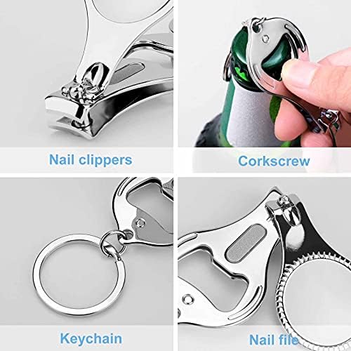 Grafička boja Portrei Mouse Mouse nokti i nožni klipni metalni kliplica za nokte rezači za nokte rezači sa otvaračem za boce tipke