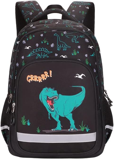 Teecho slatka školska ruksaka za djevojku Stilskog ruksaka za laptop set 3 komada za žene dinosaurus