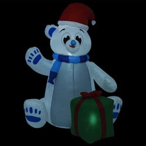 Vidaxl božićni polarnog medvjeda LED u zatvoreni i vanjski 70,9