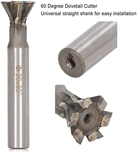 Glodalica za 60 stepeni 20mm 6 flauta karbide glodalica sa ravnim drškom za rezače od nerđajućeg lastinog repa