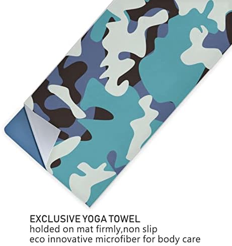 Pokrivač augenstern joga mornarsko-plavo-otvoreno-kamuflaža joga ručnik yoga mat ručnik