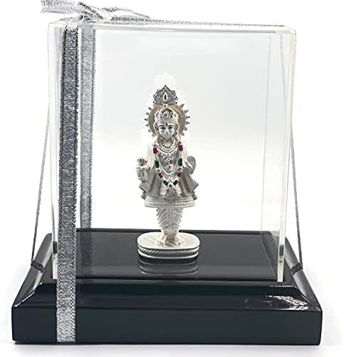 Balaji LLC 999 Pure Silver Swami Narayan Idol / Statue / Murthi
