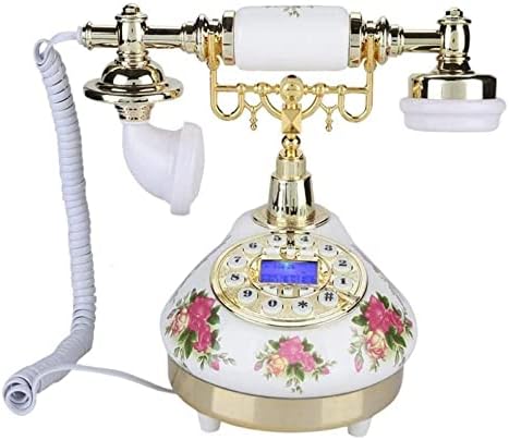 Fiksni telefon Retro telefon, vintage telefon retro ožičeni fiksni telefon za hotelski telefon sa funkcijama za pauziranje / ponovno