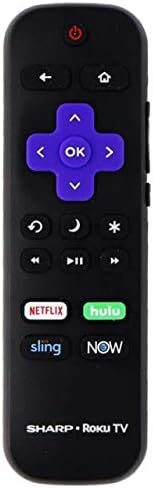 FUNAI Original Sharp Tv Remote Netflix, Hulu, Vudu i Sling HS-RCRUS-20 HSRCRUS20 LC-50LBU711U LC-55LBU711U LC50LBU711U LC55LBU711U