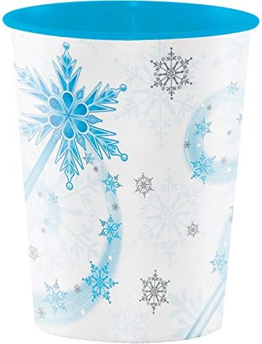Plastična čaša za sneg princeze, 1 ct, višebojna