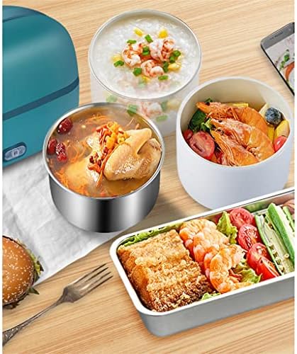 PDGJG Warmer Kontejnerski grijač Bento Box Set grijača hrane za jelo prijenosni električni grijač kutija za ručak hrana