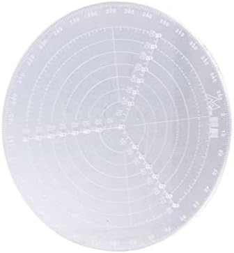 Doitool Alati posude prečnika kompasa za akrilne središnje krugove crtanje Obrada drveta označavanje drveta Tokari Strug Cm alat Strug