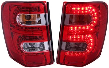 AnzoUSA 311150 crveno / prozirno LED zadnje svjetlo za Jeep Grand Cherokee -