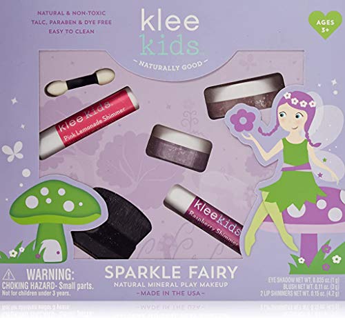 Luna Star Naturals Klee Kids Prirodni Mineralni Komplet Za Šminkanje Od 4 Komada, Sparkle Fairy