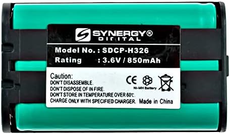 Synergy digitalna baterija bežična telefona, kompatibilna sa Panasonic KX-TGA450 bežični telefon, ultra hi-kapacitet, kompatibilan