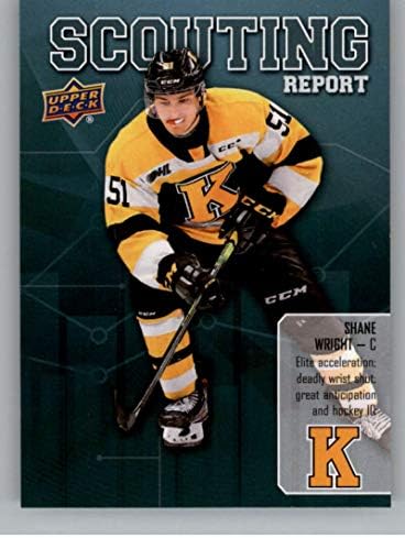 2019-20 UD CHL Izvorni izvještaj Hokej SR-1 Shane Wright Kingston Frontenacs Službena gornja delu Kanadska hokejaška liga