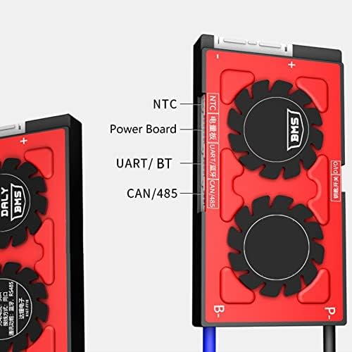 HDZNDH BMS LIFEPO4 18650 SMART LI ION litijumska baterija za zaštitu PCB-a, BT + 485 + može, sa balansnim krugom preko pražnjenja