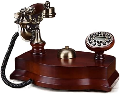 Gayouny Corded Telefon Fiksni digitalni retro telefona Dial Dial Dekorativni rotacijski biranje Telefoni fiksni telefon za dom