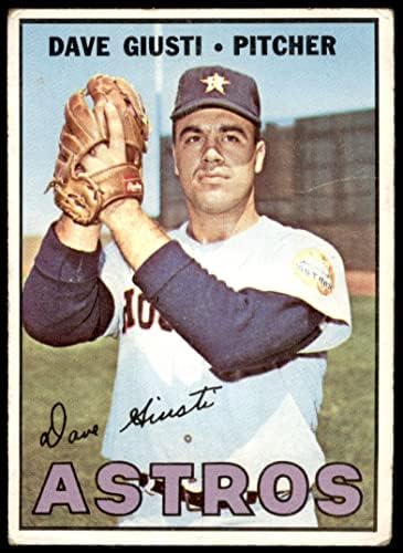 1967. topps 318 Dave Giusti Houston Astros Dobar astros