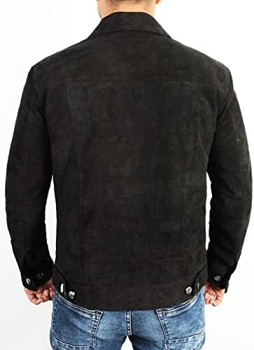 Muška jakna za kolibe Cole Hauser Stone TV serije Cowboy crna ranč pamučna jakna