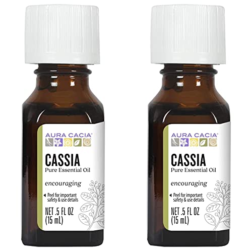 Aura cacia čista esencijalna esencijalna kasijska kore - 0,5 fl oz