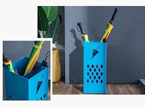 Omoons suncobranski kišobran štand kuka za kapanje ladica praktična čvrsto metalna plava ured za dnevni boravak ukrasni stalak za skladištenje