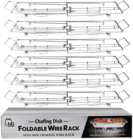 Sklopivi špel za spajanje žičane žice - 12 pakovanja regali za pune veličine za posude za posluživanje posuđa Hrana toplije ugostiteljske