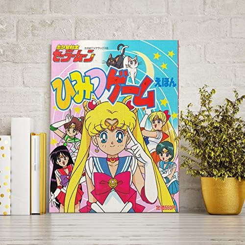 Zidni umjetnički Print platneni Posteri Anime mornar Merch Moon Poster male veličine 12x18 inča estetsko umjetničko djelo slika zidni