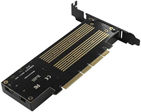 JEYI SK9 M.2 Expansion NVME adapter NGFF Storm PCIe3.0 Fan Fan SSD Dual Add na kartici SATA3 sa ventilatorom aluminijskim poklopcem