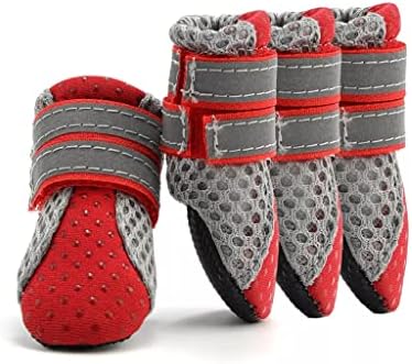 LEPSJGC 4 komada zimske kućne cipele za kućne ljubimce za čizme za kućne ljubimce za zaštitu tople čizme u zatvorenom trošenjem štenad