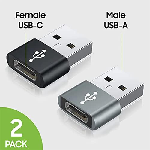 USB-C ženka za USB muški brzi adapter kompatibilan sa vašim ZTE Z963U za punjač, ​​sinkronizaciju, OTG uređaje poput tastature, miš,