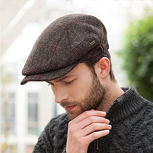 Mucros Tkači Kerry kapa, Irski šešir za muškarce, Herringbone vuna