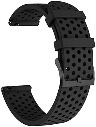 Nibyq 20mm Gledajte narukvica od silikonskih promatranja za Suunto 3 Fitness Watchband za Polar IGNITE / 2 / Unite SmartWatch remen