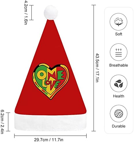 Jedna ljubav Rasta1 Božić šešir Santa kape Božić Tree dekoracije Holiday Decor pokloni za odrasle žene Family Men