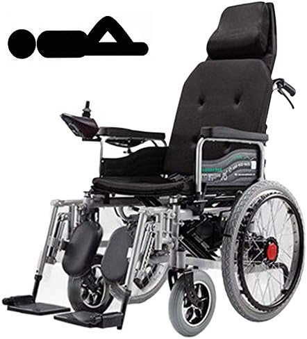 NEOCHY modni prijenosni invalidski kolica za teške uslove rada sa naslonom za glavu sklopivi sklopivi električni pogon ili ručno upravljanje