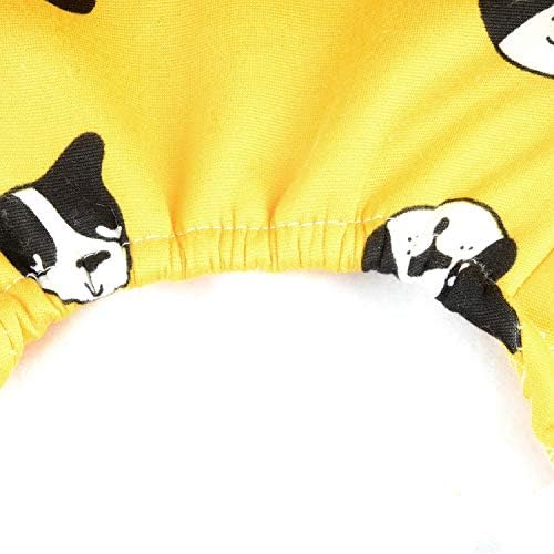 Zunea mali pas pidžame štene Pjs kombinezon mekani pamuk spavanje Odjeća s nogama zima toplo Pet mačke kombinezon divno Smile štampani