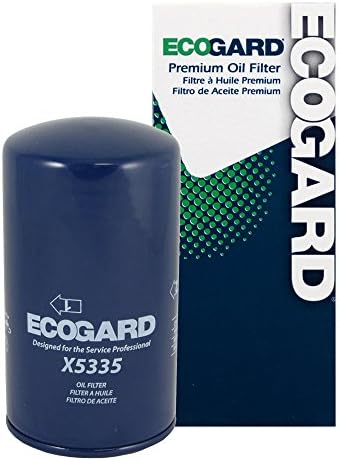 ECOGARD X5335 Premium Spin-na motornim uljem za motorno ulje za uobičajeno ulje Dodge Ram 2500 5.9L dizel 1994-2009, RAM 3500 5.9L