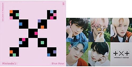 TXT Sutra x Zajedno Minisode1: Blue Hour Album CD + poster + Photobook + papirnati naljepnica + liric papir + iza knjige + Fotocard