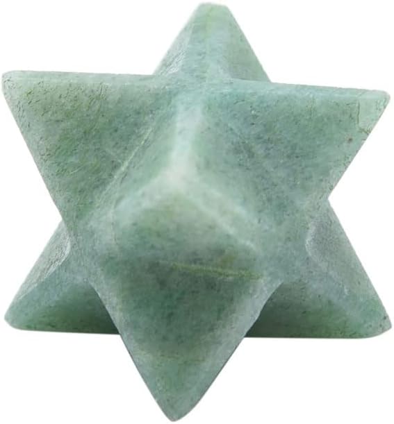 Gagzi Natural Reiki Izlječenje Crystal Gemstone Duhovni energetski generator Green Aventurina Merkaba Star 8 bod 20 do 25 mm Pribl