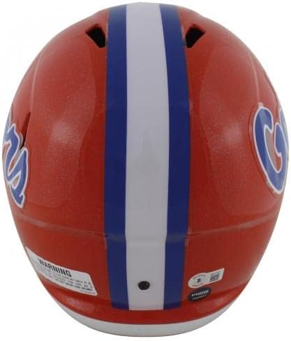 Florida Emmitt Smith potpisao full Size speed Rep Helmet bas šlemovi za koledž sa potpisom svjedoka