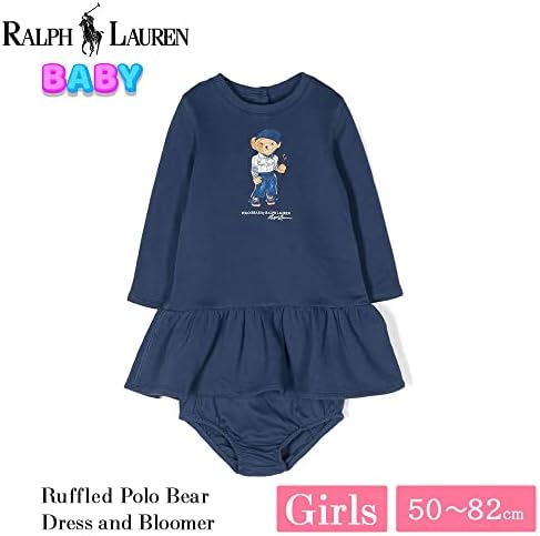 Polo Ralph Lauren Baby Girl Wear fleece haljina set 18 mjeseci savezno plava