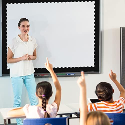 Crne naljepnice za Obrube biltena, 66 ft dekoracija cClassroom-a za oglasnu ploču / crnu ploču/tablu/oblogu bijele ploče, nastavnik/učenik