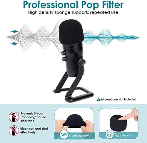 Fifine K690 Mic Cover-Foam mikrofon Covers Pop Filter za Fifine K690 mic poboljšajte kvalitet zvuka vašeg snimanja i smanjite Mic
