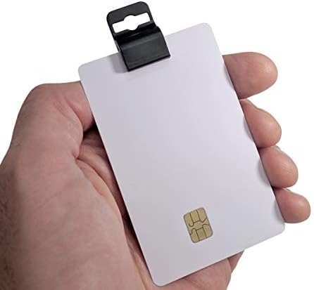 Crne Stezaljke za držač kartica za standardne debljine id značke, pametne kartice, CAC-a, čipa ili kartice za prevlačenje, sigurno i čvrsto držanje po specijalističkom ID-u
